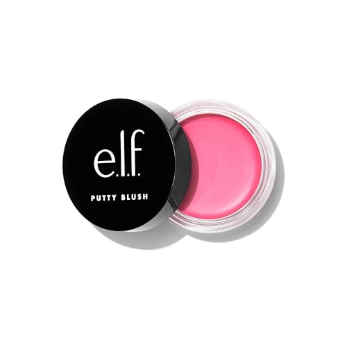 e.l.f. Putty Blush, Creamy & High-Pigment Formula For A Natural Glow
