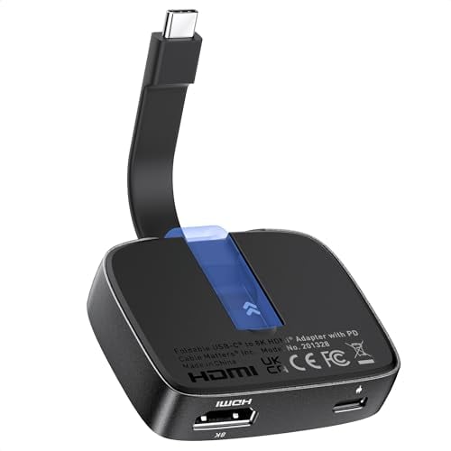 Cable Matters USB-C to 8K HDMI Adapter w/ 100W PD Passthrough Charging Support Deal