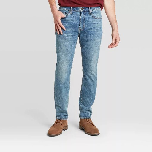Goodfellow & Co Men's Mid Rise Slim Fit Skinny Leg Full Jeans