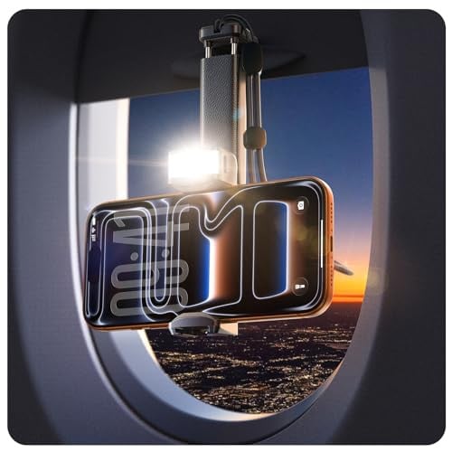 LISEN Airplane Phone Holder with built-in Light