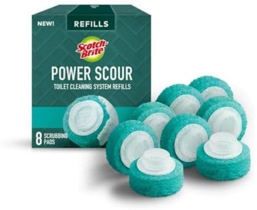 Scotch-Brite Power Scour Toilet Bowl Scrubbing Pad Refills