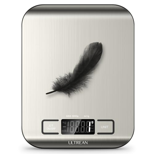 Ultrean Food Scale 11lb Digital Kitchen Scale with LCD Display and 304 Stainless Steel Deal