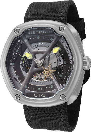 Dietrich Organic Time Automatic Skeleton Dial 46mm Men's Watch Deal