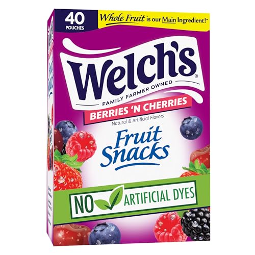 Welch’s Fruit Snacks Berries ‘N Cherries 40-Count
