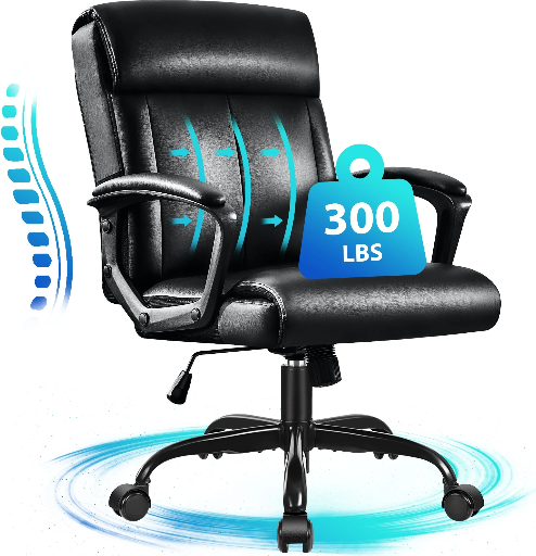 JONPONY Big & Tall Office Chair 300LBS