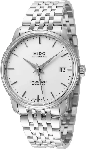 Women's Mido Baroncelli III Automatic Watch - White Dial - 34mm Deal