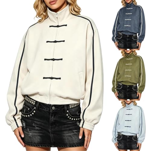 Chinese Jacket Women Mandarin Collar