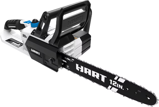 HART 20 Volt 12-Inch Cordless Chainsaw with 4.0Ah Battery