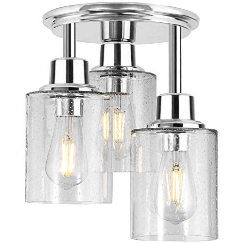 ROTTOGOON Semi Flush Mount Ceiling Light, 3-Light Deal