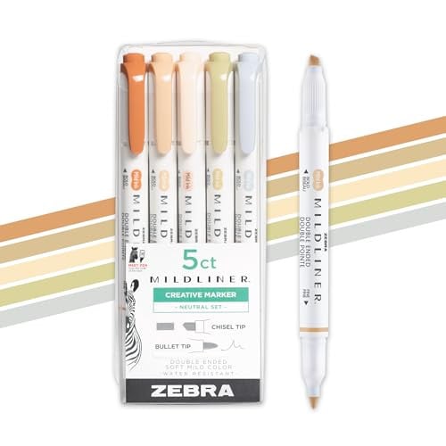 Zebra Pen Mildliner Dual-Tip Highlighter Set