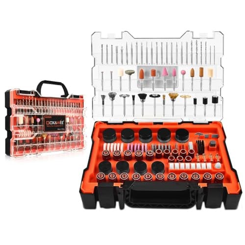 GOXAWEE 480-Piece 1/8" Shank Rotary Tool Accessory Kit Deal