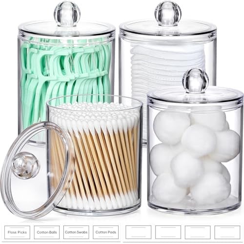 AOZITA 3-Pack Cotton Swab Holder Dispenser Deal