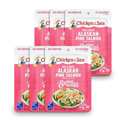 Chicken of the Sea Alaskan Pink Salmon in Water 6-Pack 2.5-Oz