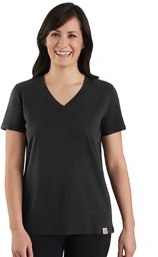 Carhartt Women's TENCEL™ Fiber Series Relaxed Fit Short-Sleeve V-neck T-Shirt