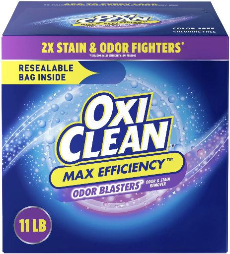 OxiClean Max Efficiency Odor Blasters Laundry Stain Remover Powder, 11 lb Deal