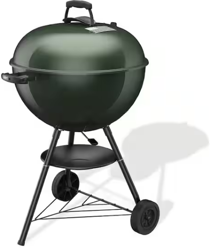 LIMITED STOCK: Weber Original Kettle 22 in. Charcoal Grill American Flag in Green Deal