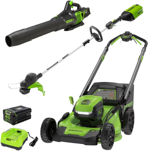 Greenworks PRO 80-volt Cordless Combo Kit 4 Ah Deal