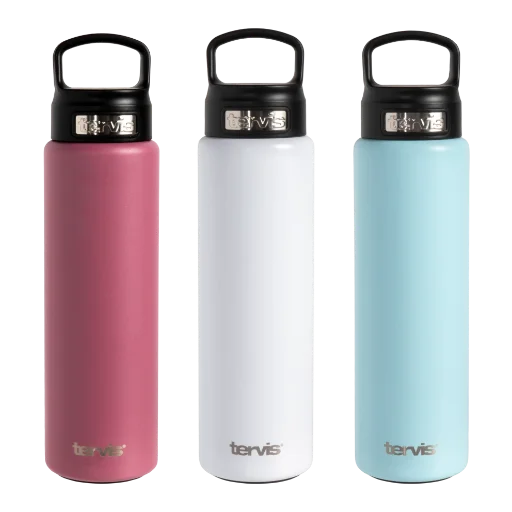 Tervis 24oz Powder Coated Stainless Steel Triple Insulated Tumbler 3-Pack