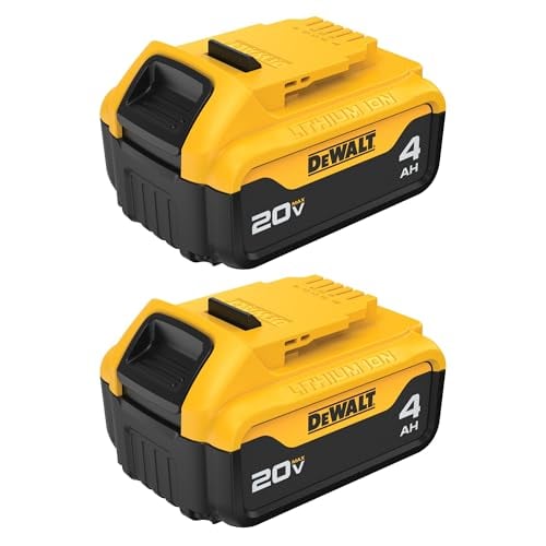 DEWALT 20V MAX XR 4.0Ah Lithium-Ion Battery 2-Pack Deal