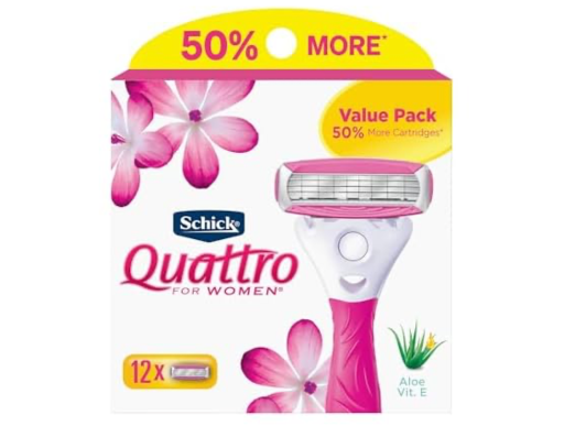 Schick Quattro Women's Razor Blade Refills 12-Count