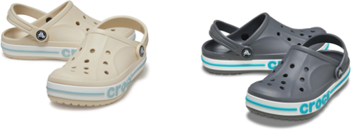 Crocs Toddler & Kids Bayaband Clog, Charcoal/Multi or Winter White