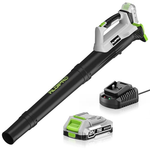 Leaf Blower Cordless with Battery and Fast Charger