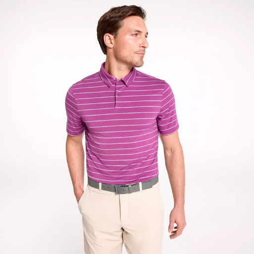 VRST Men's Golf Stripe Polo