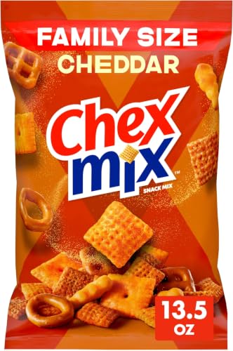 8-Pack 13.5-Oz Chex Mix Cheddar Snack Mix (Family Size) Deal