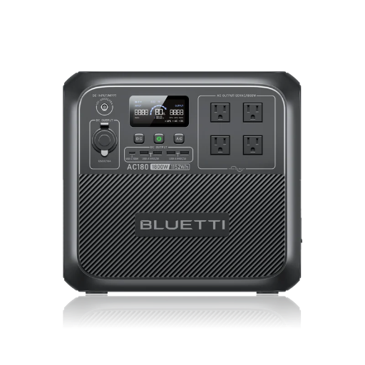 BLUETTI AC180 1152Wh 1800W LiFePO4 Portable Power Station