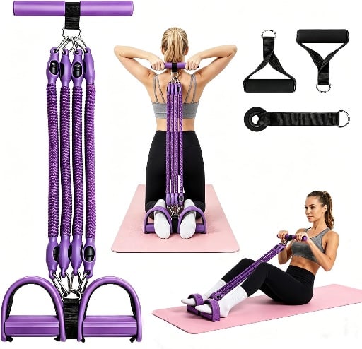 Resistance Band with Handle 100LBS