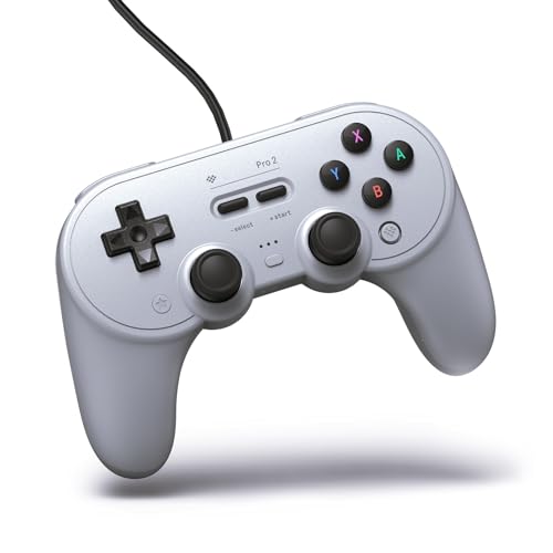 8BitDo Pro 2 Wired Controller for Switch, Windows, Steam Deck & Raspberry Pi (Grey Edition) Deal