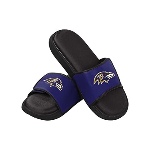 FOCO NFL Team Logo Sport Shower Foam Slide Flip Flop Sandals, Various Teams/Sizes Deal
