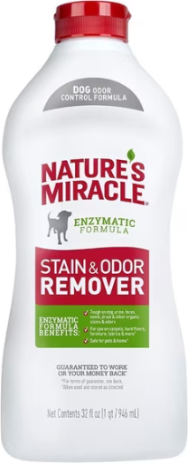 Nature's Miracle Dog Stain & Odor Remover Pour Bottle 32-Oz Deal