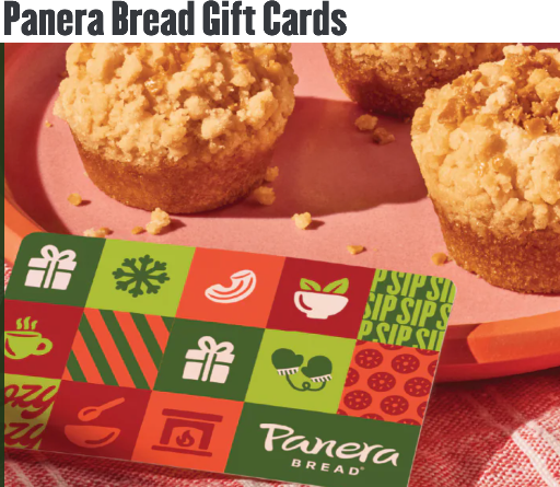 $50 Panera Bread Gift Cards