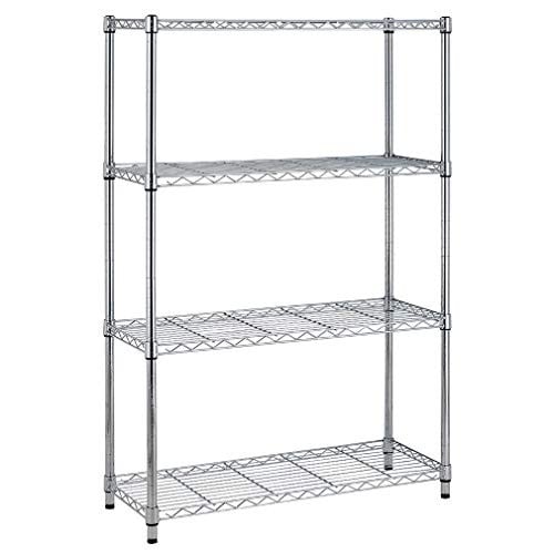 BestOffice 4-Shelf Heavy-Duty Metal Wire Storage Rack 54"x36"x14" Deal