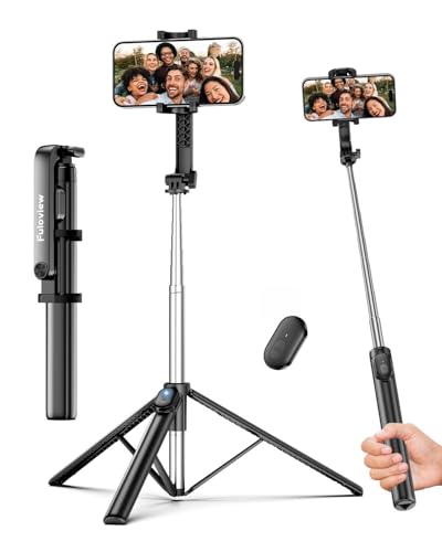 Fuloview 67” Extendable Selfie Stick Phone Tripod w/ Wireless Remote Deal