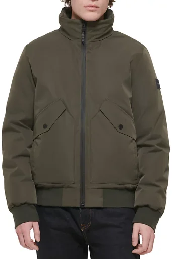 Tommy Hilfiger Men's Flex Performance Zip-Front Bomber Jacket