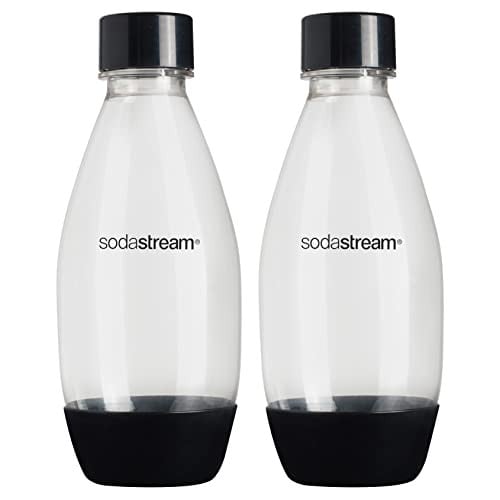 SodaStream 2-Pack 0.5L Dishwasher Safe Slim Bottle Black Deal