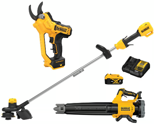 DEWALT 20V MAX XR Brushless String Trimmer Blower Kit with 20V 1-1/2 in. Cordless Pruner Deal