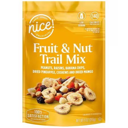 Walgreens Brand Trail Mix (7-8 oz) and Roasted Peanuts (16oz)