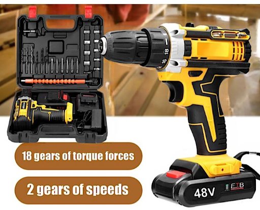 Electric Drill Set (IN APP EXCLUSIVE)