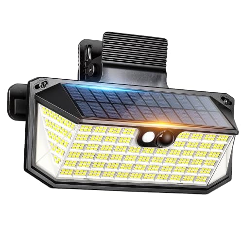 LUHLEE 470-LED Clip-On Solar Motion Light