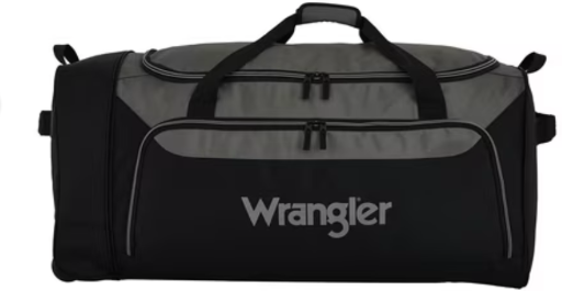 Wrangler 36-inch Jumbo Collapsible 3-Wheel Rolling Locker Duffel Deal