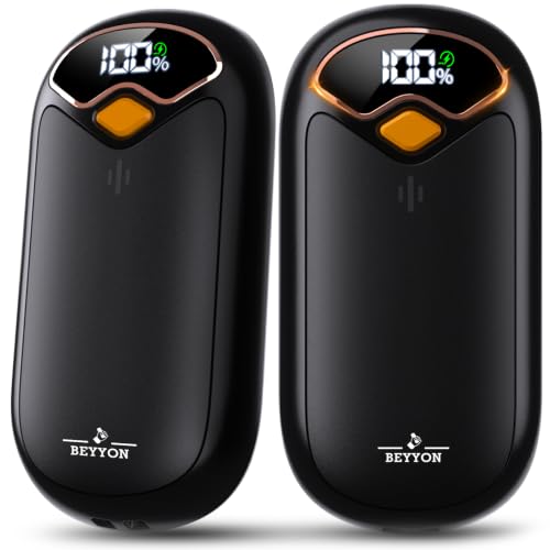 Hand Warmers Rechargeable 2 Pack with LED Display