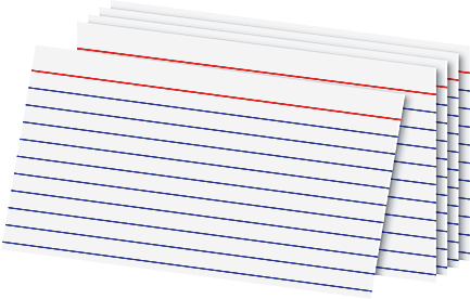 Office Depot Brand Index Cards, 3" x 5", Ruled, White, 100 Count Deal