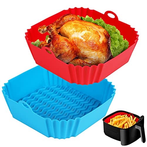 Boribim 2-Pack Square Silicone Air Fryer Liners Deal