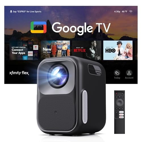 WEMAX Google TV Smart Projector Deal