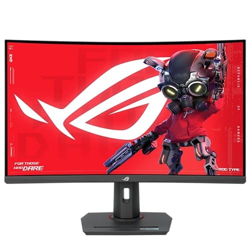ASUS ROG Strix 32" 1440P 180Hz 1ms VA USB-C Curved HDR Gaming Monitor