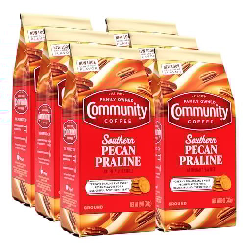 6-Pack 12-Oz Community Coffee Southern Pecan Praline Ground Coffee