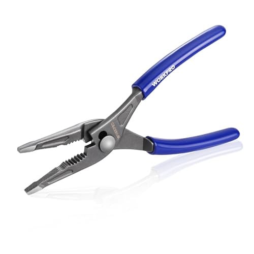 WORKPRO 8" Long Nose Slip Joint Pliers